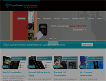 Tablet Screenshot of ozgurzaman.com
